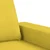 2-dijelni set sofa svjetložuti od tkanine