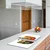 shumee 2x steklena zaščitna plošča ZA štedilnik 40x52 zelenjava
