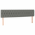 vidaXL Box spring postelja z vzmetnico temno siva 180x200 cm blago