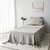 HANAH HOME Zidna polica Leo Black Walnut