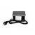 shumee Vtičnica za pult pohištva, vgradna v pult, 2x230V, 2xUSB, Modulbox, srebrna