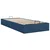 Vidaxl Otomanski posteljni okvir brez vzmetnice moder 90x190 cm blago