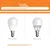 Foshanzhaoming LED sijalica, E14, 3W, 6500K, 2 Komada