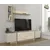 Hanah Home Set Tv komoda i zidna polica Veyron, Krem