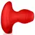 Oxballs GLOWHOLE-2 Hollow Buttplug with Led Insert Red Morph Large