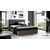 Boxspring postelja Wood 2 - 120x200 cm - temni hrast