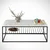 HANAH HOME Etna Klub sto, 95x43x55cm, Beli