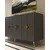 HANAH HOME Komoda Robber KB150 Anthracite Gold