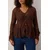 Trendyol Curve Ženska bluza Tbbaw26Af00075, Braon