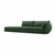 Temno zelen kotni kavč Vanda - Mazzini Sofas