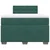 Vidaxl Box spring postelja z vzmetnico temno zelen 120x190 cm žamet