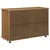 Vidaxl Gležnji kabinet s kolesom Medeno rjava 100 x 39 x 65,5 cm