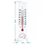 shumee Notranji termometer s higrometrom, bel, 25 cm