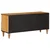 TV ormar s ladicama Prirodna 100 x 33 x 46 cm Čvrsto drvo manga