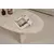 Nordure Klub sto Orba, 120x40x65 cm, Krem