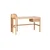 Hanah home Radni sto 130x73,5x60?cm Bež