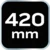 shumee Cevne ključe tip 45, 1,5, 420 mm