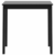 Barski stol MDF crni 115 x 55 x 107 cm