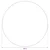 vidaXL Preproga Krem O 120 cm 100% poliester 3 mm Pralna