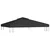 Den Streha za paviljon 2-delna 310 g/m2 3x3 m črna
