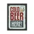 Wallity Uramljena slika Cold Beer, 40x55 cm