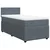 Vidaxl Box spring postelja z vzmetnico temno siva 80x200 cm žamet