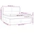 Vidaxl Box spring postelja z vzmetnico črna 180x200 cm blago