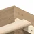 Vidaxl Konstrukcija postelje Artisan hrast 80 x 200 cm Inženirski les