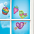 Crazart set Okrasite okno Window Art