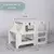 Clever Kids Pametni Montesori toranj, 2u1, Beli