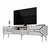 Hanah Home HANAH HOME Yumedi - White, Silver TV omarica, (20865201)