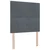 vidaXL Postelja boxspring z vzmetnico Temno siva 80 x 200 cm Žamet