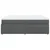 Vidaxl Box spring postelja z vzmetnico temno siva 180x200 cm blago