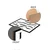 Wallity Slika 1Artavessayaz7-3348, MDF, 33x48 cm
