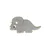 shumee Modelček za piškote Triceratops 10 cm/Birkmann