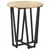 Set pomoćnih stolića 2 pcs Sonoma hrast i crna