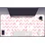 Decormat Namizna podloga Geometric herringbone 90x45 cm