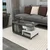 Hanah Home klub sto Sultan, 86,5 cm, antracit