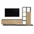 Hanah Home TV komoda, Antracit