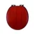 straniščna školjka LYRA les. WALNUT, ki počasi pada