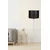 Opviq Podna lampa 105, Belo-crna