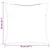 Jastučići za raspršenje 4 pcs Uzorak lista 50 x 50 cm Poliester
