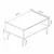 Hanah Home klub sto Mitra 9090, 90 cm, beli / Artisan