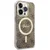 GUESS Maska za telefon iPhone 15 Pro 6.1, GUHMP15LH4STW, Magsafe, Braon