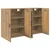 Kabinetski zidni Zidne 2 pcs Umjetnički hrast 69,5 x 34 x 90 cm