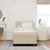 Vidaxl LED Box Spring Postelja Svetlo siva in bela. 80 x 200 cm