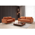 Atelier del Sofa Trosed Rome 90x70x215cm Narandžasti