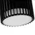 Kanlux 46204 - Spoljašnja lampa RADILO 1xGU10/11W/230V 50 cm IP44 crna