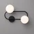 Zidna lampa MT404 BK
