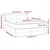 Vidaxl Box spring postelja z vzmetnico temno modra 140x190cm žamet